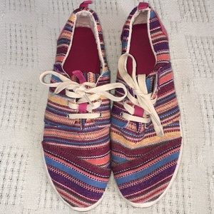 ☀️ Toms Multicolor Lace up Shoes Size 10 ☀️